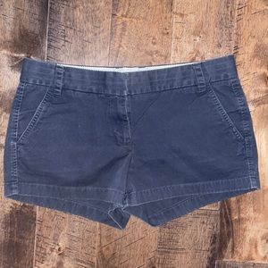 J-CREW 3inch CHINO NAVY SHORTS, Size 10